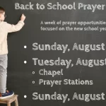 Back to School Prayer Stations